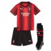 Billiga AC Milan Rafael Leao #10 Barnkläder Hemma fotbollskläder till baby 2023-24 Kortärmad (+ Korta byxor)
